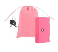 FUNOMOCYA Boîte à pièces portative porte-monnaie de voyage pour de l'argent étui porte-monnaie pour espèces caisse d'argent pour les factures conteneur transparent pour l'argent Pink