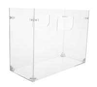 FUNOMOCYA boîte de classement transparente boîtes de papeterie de bureau paniers de rangement de bureau enseignant rangé Porte-magazine Office Acrylique