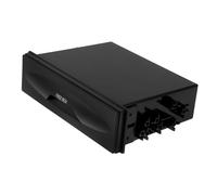 FUNOMOCYA Boîte de Rangement pour Radio de Voiture avec Compartiment de Stockage Organisateur CD pour Intérieur de Pratique pour Accessoires de Voiture Optimisation de Espace et Design