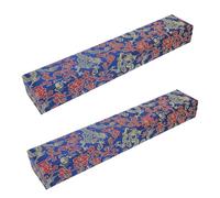 FUNOMOCYA Boîte de Rangement pour Ventilateurs Pliables 2 Pcs Étui en Papier Xuan 23 Cm Fermeture à Pression en Cuivre Coffret Présent Artisanal Portable pour Mariage et Événements