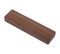 FUNOMOCYA Boîte Stylo Bois de Noyer Noir Étui Porte-Plume à Clapet Magnétique Organisateur de Rangement pour Stylo Coffret Élégant pour Bureau et Cadeau