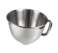 FUNOMOCYA Bol Mélangeur Inox 5l pour Robot Pâtissier, Bol Ménager en Acier 304 Compatible avec Robot de Cuisine, Récipient de Remplacement Polyvalent Cuisine Domestique, Usage Pâtisserie