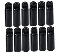 FUNOMOCYA Bouchons de Robinet à Bière Fixation Sûre Capuchons de Protection Anti-poussière en Caoutchouc Noir 12 pour Bars Cuisine