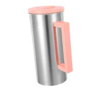 FUNOMOCYA Bouteille Inox Capacité pour Boissons Froides Gourde Double Paroi Étanche Porte Anse Pratique pour Jus Eau et Café Couleur Rose