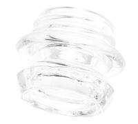 FUNOMOCYA Bouton de Remplacement en Verre Transparent pour Percolateur Café, Résistant la Chaleur, Réutilisable, Accessoire Robuste pour Machine à Expresso, Facile à Installer