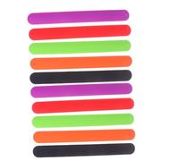 FUNOMOCYA Bracelet en Silicone à Tapotements sans Effets Secondaires pour Garçon et Filles et Couleur Aléatoire Lot de 10 Pièces, Résistant à L'abrasion pour Fête Journée des Garçon