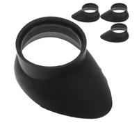 FUNOMOCYA Cache-oculaire Protecteur D'oculaire en Caoutchouc Noir 4pcs pour Microscopes et Télescopes, Réduit Distractions Périphériques, Observation Confortable, Usages Scientifiques