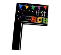 FUNOMOCYA Cadre Photo Booth Papier pour Premier Jour École Accessoire Photomaton pour Photos avec Amis et Décoration de Fête Rentrée Scolaire