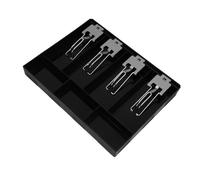 FUNOMOCYA Caisse Multi Compartiments avec Clip Organisateur de Billets pour Magasins Supermarchés et Restaurants