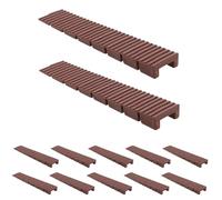 FUNOMOCYA Cale de Base pour Fontaine, Cales de nivellement en Plastique, Lot de 12, pour Eau décorative extérieure, résistance aux intempéries, Installation Facile, Parcs et espaces publics
