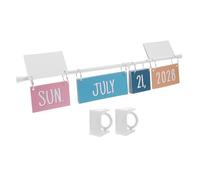 FUNOMOCYA Calendrier Mural Boho avec Support Panneau D Affichage Éducatif Suspendu pour Classe Élémentaire Calendrier à Interactif