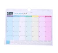 FUNOMOCYA Calendrier Mural Mois Papier Épais Planificateur Suspendu avec Espace Écriture pour Organisation Quotidienne et Marquage des Jours Fériés