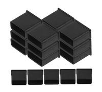 FUNOMOCYA Capuchons De Ports De Clé USB Anti-poussière 20 Pièces en PE Rigide pour Protection De Connecteur USB Accessoires Informatique Noir Usage Ordinateur Portable