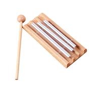 FUNOMOCYA Carillon de Percussion Éducatif Tons pour Garçon Fille Instrument Méditation et Yoga Tabletop Chimes avec Base Lisse et Fixation Sécurisée Musical Montessori Garçon Fille