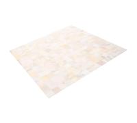 FUNOMOCYA Carrelage Adhésif Mural sans Joint Blanc Perle pour Salon et Entrée Décor Naturel pour Salle de Bain et Cuisine Facile à Poser et Résistant