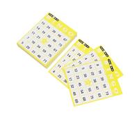 FUNOMOCYA Cartes de Bingo Créatives pour Jeu de Loto, 60 Cartes à Jouer en Papier Solide, Couleurs Aléatoires, Adaptées aux Adultes et Garçon et Filles, pour Soirées, Couleur Aléatoire