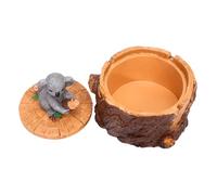 FUNOMOCYA Cendrier Accessoire Unique et Stylé Créatif Forme Koala en Résine pour Décoration de Bureau et Maison pour Intérieur et Salon