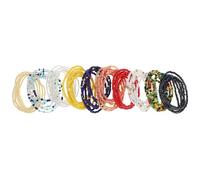 FUNOMOCYA Chaînes de Taille Africaines en Perles pour Maigrir, 10pcs Style Charmant et Élégant, Décorent la Taille pour L'soirées Couleur Aléatoire