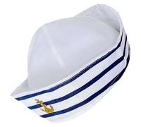 FUNOMOCYA Chapeau confortable de capitaine sans bord en polyester léger pour adulte fête bateau ou cosplay marin