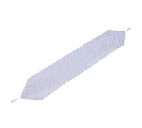 FUNOMOCYA Chemin de Table Décoratif Plier Doré Étoiles Nappe Multifonctionnelle pour Table à Manger Housse Pique-Niques en Tissu Décoration Festive pour Intérieur et Extérieur