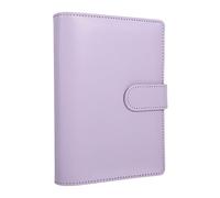 FUNOMOCYA Classeur Budget Portable avec Enveloppes Zippées Organiseur de Trésorerie Cuir PU pour Économies et des Dépenses Cahier Compte Personnel Compact