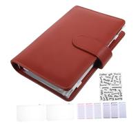 FUNOMOCYA Classeur Budget Synthétique avec Pochette Amovible Carnet de des Dépenses et Autocollants pour de Budget et Enveloppes de Trésorerie Organiseur Portable pour Finances Personnelles