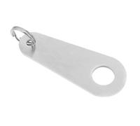 FUNOMOCYA Clochette de Moto en Acier Titane Argenté Style Punk Design Poli Goutte de Colle, Grelot Amulette Suspendu pour Accessoires Cyclisme