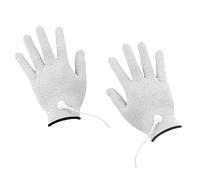 FUNOMOCYA conducteurs professionnels de bioélectrothérapie en fibre argentée, manchons respirants pour thérapie de à domicile, doux toucher, 1 paire réutilisable