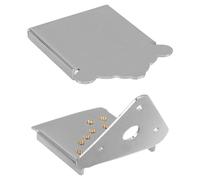 FUNOMOCYA Cordier Métallique de Mandoline 8 Cordes en Chrome Argenté Chevalet de Remplacement Solide Accessoire pour Mandoline pour Orchestres et Festivals Pièces et Accessoires