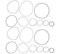 FUNOMOCYA Courroies en Caoutchouc Largeur 1,2mm Lot de 30 Adaptées à L'entraînement pour Lecteur CD et Platine Vinyle Pratique des Langues à Domicile