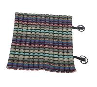 FUNOMOCYA Coussin de Siège Voiture Lin Rétro Ethnique Anti-dérapant Respirant et Lavable Protection pour Siège Devant Galette Extérieure Polyvalente