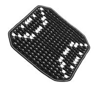 FUNOMOCYA Coussin de Siège Voiture Perles Bois Rafraîchissant Support Massage Ventilé Facile à Installer pour Auto Suv Camion Confort Assise Galette Chaise
