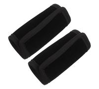 FUNOMOCYA coussinets d'aisselles pour béquilles rembourrage de béquille velours noir 1 Pair pour daily mobility en hiver armpit crutch types