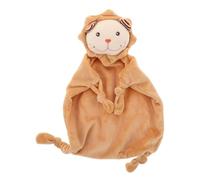 FUNOMOCYA Couverture Douillette Apaisante pour Bébé Lionceau 20 Cm, Petite Couverture de Sécurité Douce en Tissu Sûr et Lavable, Serviette Réconfortante pour -né et Tout-petit, Accessoire