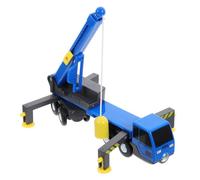 FUNOMOCYA Crane Truck Toy with Telescopic Arm Educational Lifter Model for Small Engineering Vehicle for Pretend Play and Hand Muscle Development