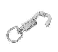 FUNOMOCYA Crochet à Ressort Équestre Alliage de Zinc Mousqueton Pivotant à Libération Rapide Accessoire Solide pour Harnais et Équipement de Course Équestre