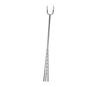 FUNOMOCYA Crochet à Viande en Acier Inoxydable Long, Accessoire de Barbecue Robuste, Ustensile de Cuisson pour Grillades, pour Jambon, Porc et Rôti, Outil Cuisine Pratique pour Barbecue