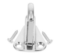 FUNOMOCYA Crochet Inoxydable Marin pour Bateau Acier Inoxydable Qualité Crochet à Ressort Résistant pour Fixation Corde Protection Amarrage et Accessoire Barque Argent