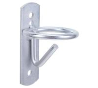 FUNOMOCYA Crochet Métallique Mural pour Seaux D'eau Chevaux, Support de Godet Résistant aux Intempéries, Organiseur Matériel Équestre pour Grange et Écurie, Fixation par Vis Stable