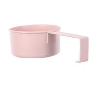 FUNOMOCYA Cuillère à Lessive Fer Rose pour Poudre Poignée Courte Mesure Précise pour Aliments pour Animaux Lessive et Épices Compatible avec Tous les Contenants