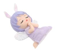FUNOMOCYA Décoration Gâteau Ange Vinyle pour Anniversaire Fille Ornement Créatif pour Fête Thème Garçon Fille Accessoire Adorable pour Gâteau Anniversaire et Baptême