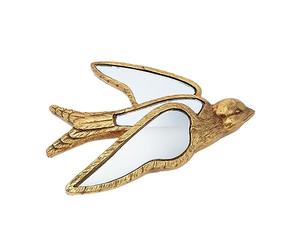 FUNOMOCYA Décoration Murale En Résine Représentant Une Hirondelle 18 X 14 Cm Décoration Rustique Vintage Pour La Maison Ou Le Bureau Avec Chevalet Arrière Pour Une Installation Facile