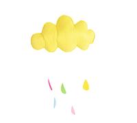 FUNOMOCYA décors de Nuages Cute Mignonette décorations de Gouttes de Pluie décor Suspendu en Feutre Ornement de Gouttes de Pluie décoration Murale la Chambre des Enfants