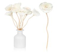 FUNOMOCYA Diffuseur de Parfum Bâtonnets aromatiques Bâtonnets diffuseurs avec Fleurs 8pcs décoration Bois pour Essential Oil Diffusion Bottle