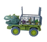 FUNOMOCYA Dinosaure Voiture à Inertie Grand Modèle Cartoon Jeu Ingénierie pour Garçon Fille avec Petits Dinosaures Œuf et Arbre Facile à Tenir et Amusant pour Garçons et Filles