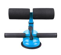 FUNOMOCYA Dispositif de Fitness Double Barre avec Ventouses Appareil Entraînement Abdominal Niveaux Accessoire Gym Maison pour Exercices et Jambes Bleu