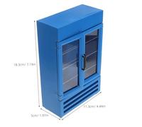 FUNOMOCYA Double Porte Bleu Modèle Compact pour Décoration Cuisine Accessoire Jeu Imitation Garçon Fille Design Précis et Sécurisé