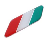 FUNOMOCYA Drapeau Italien Autocollant pour Voiture Badge National pour Vitres De Voiture Pare-Chocs Coffre