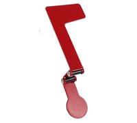 FUNOMOCYA Drapeau pour Boîte aux Lettres en Acier Inoxydable Rouge Montage Stable et Résistance la Décoloration, Accessoire Extérieur pour Jardin et Boîte aux Lettres en Bois ou Métal