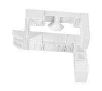 FUNOMOCYA Échelle Miniature Cuisine Meuble avec Evier et Cuisinière Décor Rustique pour Maison de Poupée Accessoire de Micro Paysage et Photographie